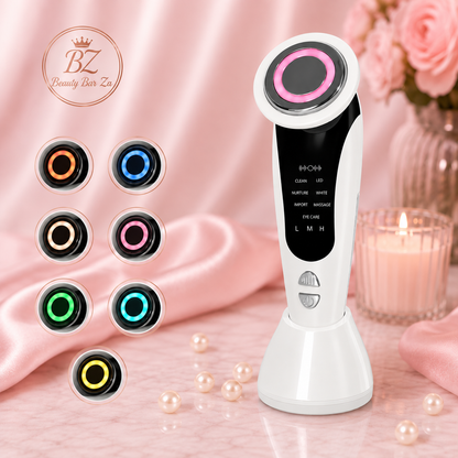 V-Face Lifting & Tightening Device | 7-Colour LED + Free Konjac Sponge — Beauty Bar Za™