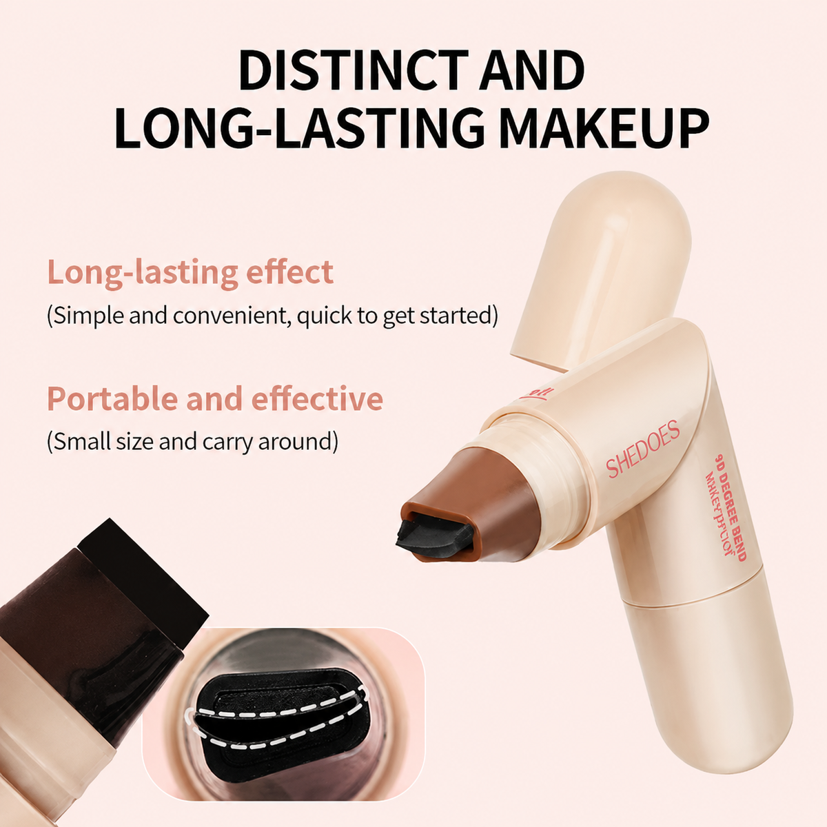 Dual-Tip Rotating Eyeliner Stamp Pen — Beauty Bar Za™