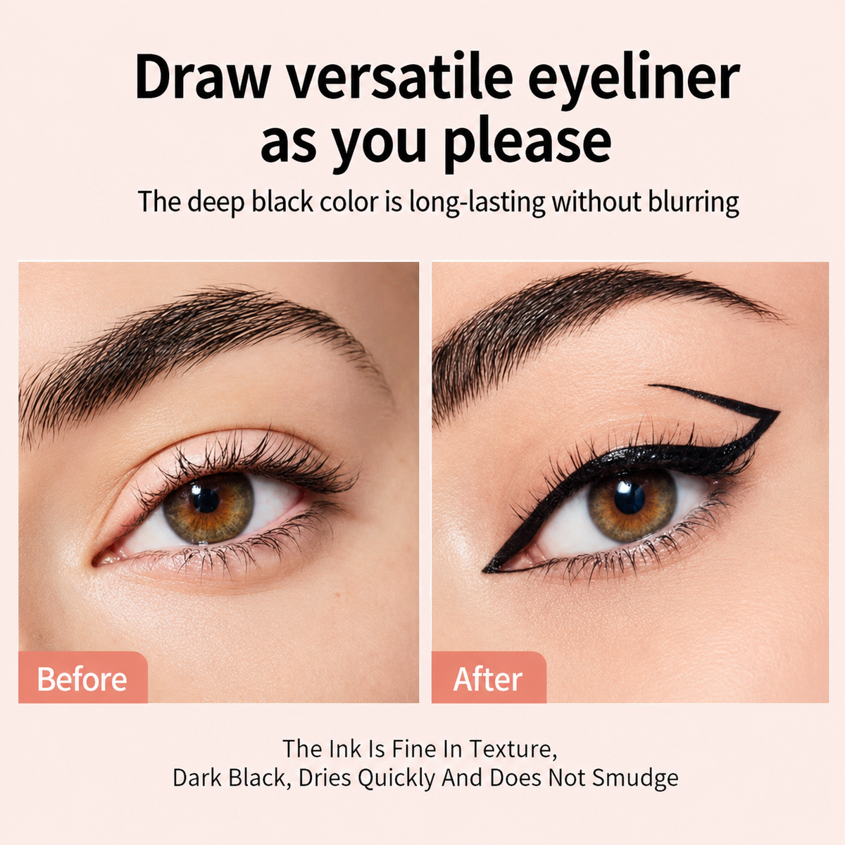 Dual-Tip Rotating Eyeliner Stamp Pen — Beauty Bar Za™