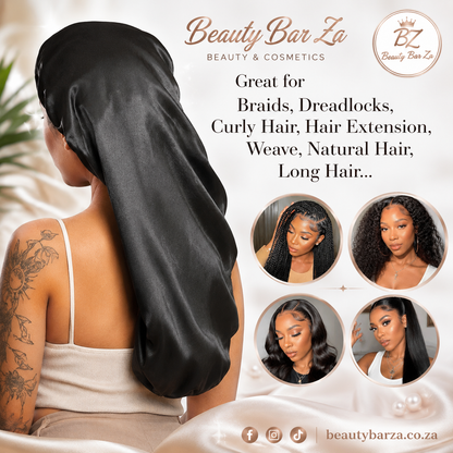 Long Satin Bonnet — Beauty Bar Za™