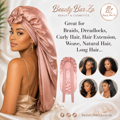 Long Satin Bonnet — Beauty Bar Za™