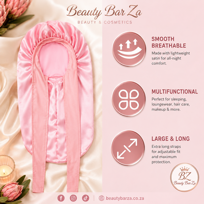 Long Satin Bonnet — Beauty Bar Za™