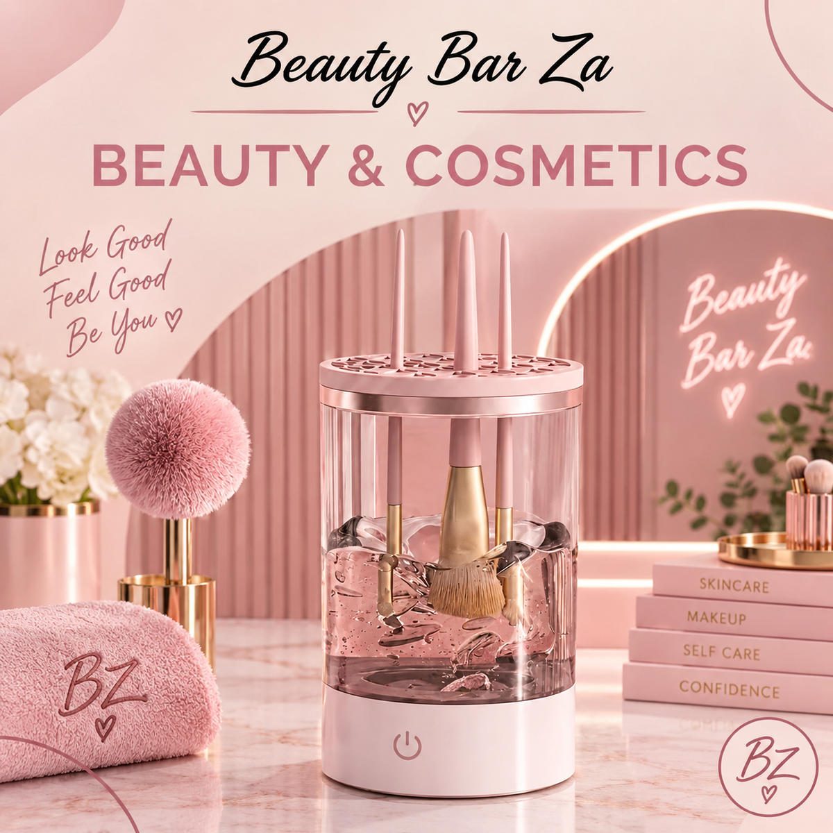 Electric Makeup Brush Cleaner — Beauty Bar Za™