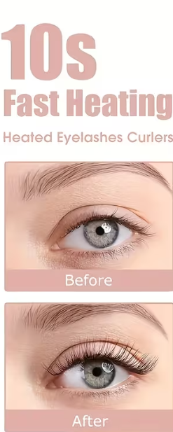 Heated Eyelash Curler | 24-Hour Curl & Perm — Beauty Bar Za™