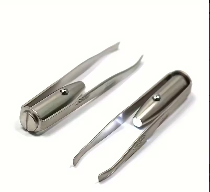 LED Light Eyebrow Tweezers — Beauty Bar Za™