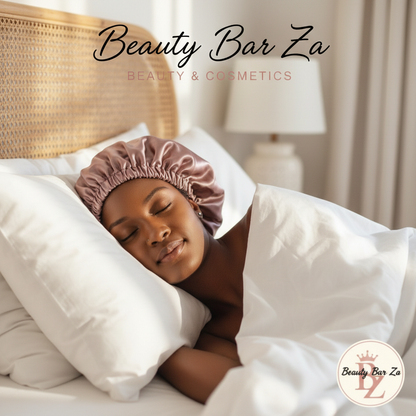 Beauty Bar Za satin bonnet ad